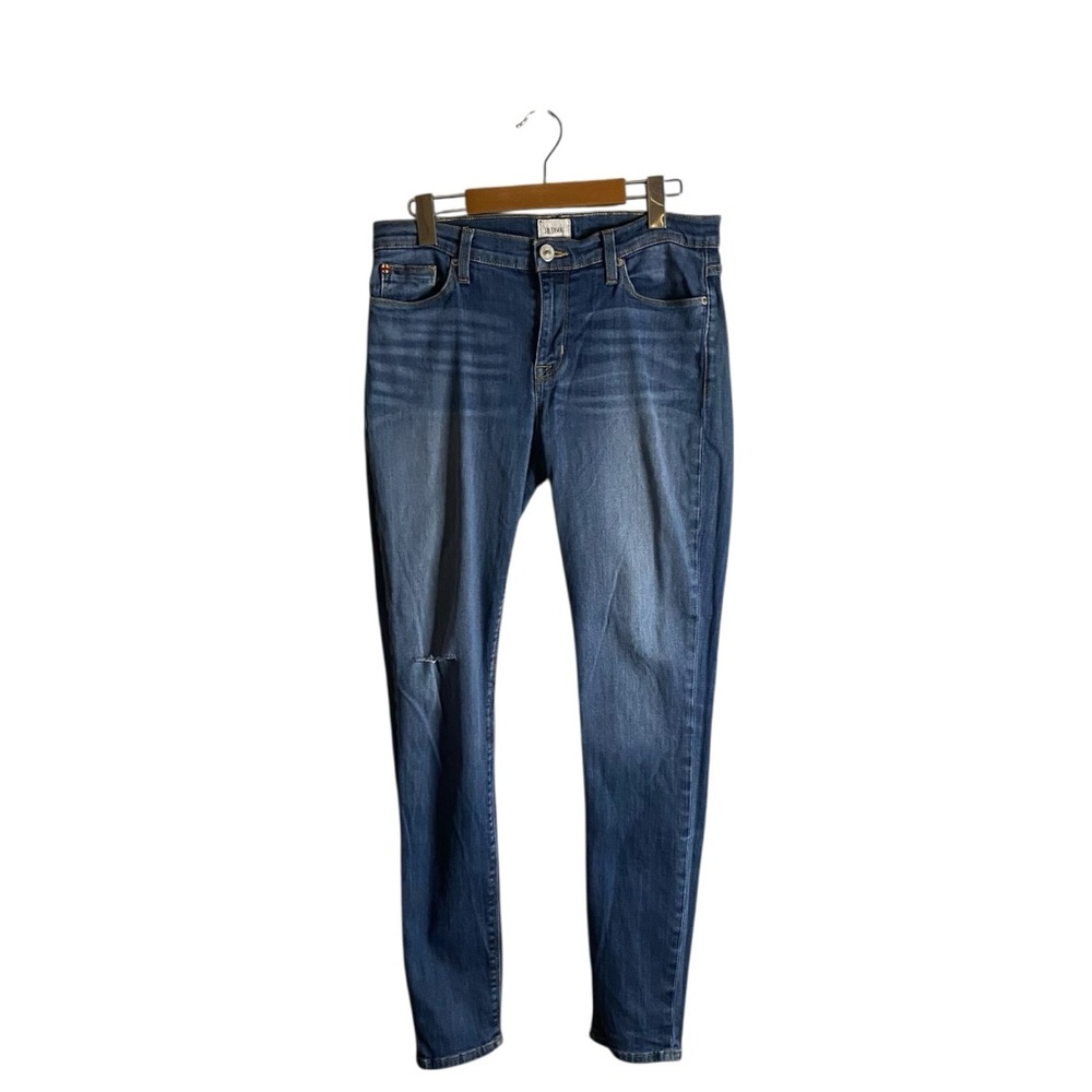 Hudson Jeans Women's Nico Super Skinny Mid Rise Distressed Denim in Vera